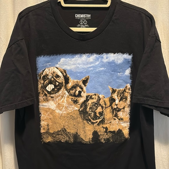 S/S T Shirt Mt Rushmore W/ Animals - Picture 1 of 4